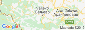 Valjevo map